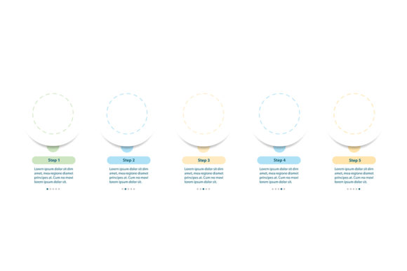 Educational Vector Infographic Template for Icons and Graphics