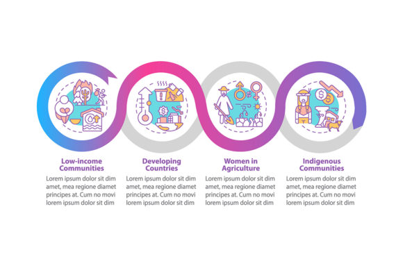 Low-Income Communities Infographic for Local Business Graphics