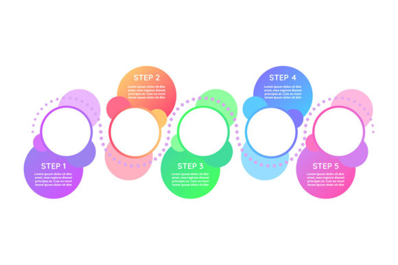 Marketing Vector Infographic Template for Graphic Templates