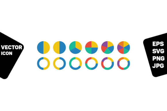 Pie Chart Icon for Modern Graphics and Icons
