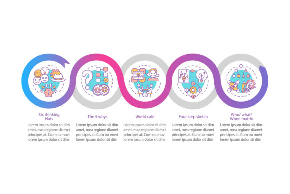 Problem Solving Methods Infographic – A Modern Graphic for Content Publishing