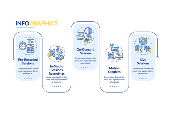 VE Content Vector Infographic Template for Local Business Graphics