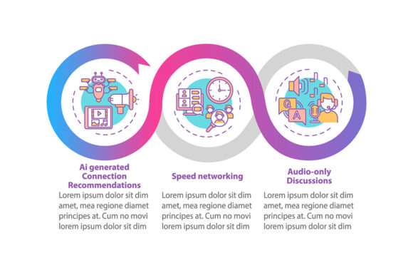 VE for Networking Vector Infographic – A Graphic Template for Handmade Creations